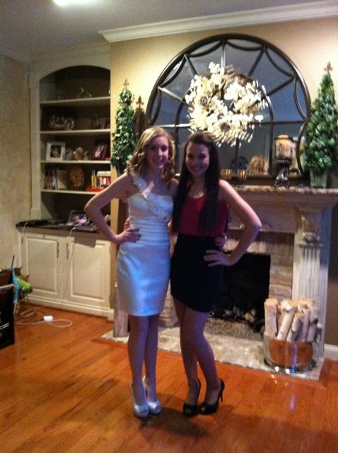 Noelle and her friend Reagan off to a "Sweet Sixteen" party...