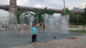 A great fun water fountain game that Eliza played in for a loooong time