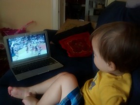 After a long day on the courts, his favorite way to relax is watching classic NBA games on YouTube